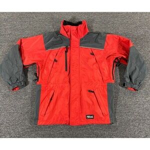 Viking Jacket Red Black Full Zip Insulated Waterproof Coat Tempest II Mens Small